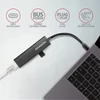 Kép 4/5 - AXAGON HMC-GL3A USB-C 3portos USB hub és gigabit Ethernet RJ45 LAN, fekete Axagon