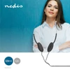 Kép 6/9 - NEDIS HPWD1101BK vezetékes fejhallgató, füldbe helyezhető, 3,5 mm, 1,2 m NEDIS