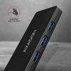 Kép 4/6 - AXAGON HUE-G1A 4 portos USB 3.0 slim hub, fekete