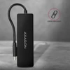 Kép 6/6 - AXAGON HUE-G1A 4 portos USB-C slim hub, fekete