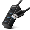 Kép 1/4 - AXAGON HUE-M1A 4 portos USB 3.2 HUB, fekete