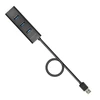 Kép 2/11 - AXAGON HUE-S2BL USB3.0 CHARGING HUB (Négyportos USB 3.0 hub gyors töltéssel és tápellátással. 1,2 méteres kábel) Axagon