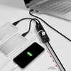 Kép 9/11 - AXAGON HUE-S2BL USB3.0 CHARGING HUB (Négyportos USB 3.0 hub gyors töltéssel és tápellátással. 1,2 méteres kábel) Axagon