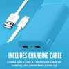 Kép 2/5 - JUICE UNIVERZÁLIS HORDOZHATÓ, ASZTALI AKKUMULÁTOR TÖLTŐ - ECO 3 POWER BANK - 2XUSB +TYPE-C - 10.000 MAH - VILÁGOS KÉK HAFFNER