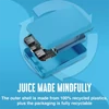 Kép 4/5 - JUICE UNIVERZÁLIS HORDOZHATÓ, ASZTALI AKKUMULÁTOR TÖLTŐ - ECO 3 POWER BANK - 2XUSB +TYPE-C - 10.000 MAH - VILÁGOS KÉK HAFFNER