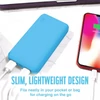 Kép 5/5 - JUICE UNIVERZÁLIS HORDOZHATÓ, ASZTALI AKKUMULÁTOR TÖLTŐ - ECO 3 POWER BANK - 2XUSB +TYPE-C - 10.000 MAH - VILÁGOS KÉK HAFFNER