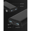 Kép 2/6 - JUICE UNIVERZÁLIS HORDOZHATÓ, ASZTALI AKKUMULÁTOR TÖLTŐ - ECO 5 POWER BANK - 2XUSB +TYPE-C - 15.000 MAH - FEKETE HAFFNER