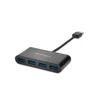 Kép 2/6 - KENSINGTON USB Hub (UH4000 USB 3.0 4-Port Hub for Windows and Mac) Kensington