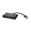 Kép 1/6 - KENSINGTON USB Hub (UH4000 USB 3.0 4-Port Hub for Windows and Mac) Kensington