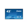 Kép 1/17 - iiyama Prolite IPS 24 / 7 42.5", 3840x2160, 16:9, 800cd / m2, 8ms,1200:1, HDMIx2 / DP / USBx2 / RS232C / RJ45 / , LH4365UHSB-B1 Iiyama
