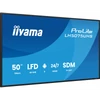 Kép 3/17 - iiyama Prolite 24 / 7 49,5", 3840x2160,16:9, 500cd / m2, 9,5ms,5000:1, HDMIx3 / DPx2 / USBx2 / RS232C / RJ45 / IR LH5075UHS-B2AG Iiyama