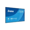 Kép 3/15 - iiyama Prolite LFD 24 / 7 75" LH7564UHS-B1AG, 3840x2160, 16:9, 500cd / m2, 6,5ms,5000:1, HDMIx2 / USB-C / USBx2 / RS232C / RJ45 / IR Iiyama