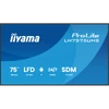 Kép 4/16 - IIYAMA ProLite LFD, IPS, 24 / 7, 75", 3840x2160, 16:9, 500 cd / m˛, 8ms, 1200:1, HDMIx3 / DisplayPort / USB / RS-232C / RJ45 / IR, Iiyama
