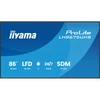 Kép 4/16 - IIYAMA ProLite LFD, IPS, 24 / 7, 86", 3840x2160, 16:9, 500 cd / m˛, 8ms, 1200:1, HDMIx3 / DisplayPort / USB / RS-232C / RJ45 / IR, Iiyama