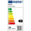 Kép 5/5 - Nedis LLFL11BLK LED reflektor 20W, IP44, 4000 K, 1620 lm, 220 - 240 V AC 50 / 60 Hz, Energiaosztály: F NEDIS