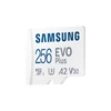 Kép 2/7 - SAMSUNG Memóriakártya, EVO Plus microSD kártya (2021) 256GB, CLASS 10, UHS-1, U3, V30, A2, + Adapter, R160 / W SMG