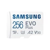 Kép 1/7 - SAMSUNG Memóriakártya, EVO Plus microSD kártya (2021) 256GB, CLASS 10, UHS-1, U3, V30, A2, + Adapter, R160 / W SMG