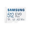 Kép 1/2 - Samsung EVO Plus 512GB microSD (MB-MC512KA/EU) memória kártya adapterrel