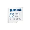 Kép 2/7 - SAMSUNG Memóriakártya, EVO Plus microSDXC kártya, 512GB, UHS-1, U3, V30, A2, + SD Adapter, R160 / W SMG