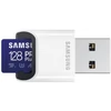 Kép 1/3 - Samsung Pro Plus 128GB microSD (MB-MD128KB/WW) memória kártya kártyaolvasóval