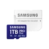 Kép 4/7 - SAMSUNG Memóriakártya, PRO Plus microSDXC kártya 1TB, CLASS 10, UHS-I, U3, V30, A2, + Adapter, R180 / W130 SMG