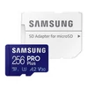 Kép 1/2 - Samsung Pro Plus 256GB microSD (MB-MD128KA/EU) memória kártya adapterrel