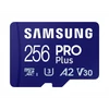 Kép 2/10 - SAMSUNG Memóriakártya, PRO Plus + Reader microSDXC 256GB, CLASS 10, UHS-I, U3, V30, A2, R180 / W130 SMG