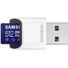 Kép 2/3 - Samsung Pro Plus 512GB microSD (MB-MD512KB/WW) memória kártya kártyaolvasóval