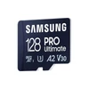 Kép 2/3 - SAMSUNG Memóriakártya, PRO Ultimate 128GB, Class 10, V30, A2, Grade 3 (U3), R200 / W130 SMG