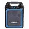 Kép 1/5 - BLAUPUNKT MB06 Bluetooth Party karaoke hangszóró, 1 db mikrofon, 500W, Fekete (RTVBLAS002) Blaupunkt