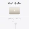 Kép 3/4 - Apple Macbook Air 13,6" M5 10C CPU / 8C GPU, 16GB / 512GB - Starlight - HUN KB Apple