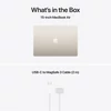Kép 3/4 - Apple Macbook Air 15,3" M5 10C CPU / 10C GPU, 16GB / 1TB - Starlight - HUN KB Apple