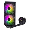 Kép 4/6 - COOLER MASTER CPU hűtő MASTERLIQUID 240L CORE ARGB (vízhűtés), 2 Ventilátoros, LGA1700 támogatással, fekete Cooler Master