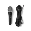 Kép 1/4 - NEDIS MPWD50BK dinamikus mikrofon, 5m levehető kábel, 50Hz-15kHz,  600 Omh, 72dB, utazó tok, integrált kapcsoló, fekete NEDIS