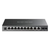 Kép 1/2 - MERCUSYS Switch 12x1000Mbps(8xPOE + ) + 2xSFP, Fémházas Asztali, MS112GMP TP-Link