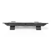 Kép 2/6 - Nedis NBCR101BK notebook hűtő, 17", 125mm ventilátor, LED, zaj 15db NEDIS