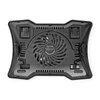Kép 3/6 - Nedis NBCR101BK notebook hűtő, 17", 125mm ventilátor, LED, zaj 15db NEDIS