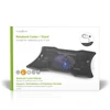 Kép 6/6 - Nedis NBCR101BK notebook hűtő, 17", 125mm ventilátor, LED, zaj 15db NEDIS