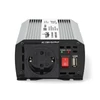 Kép 2/11 - Nedis PIM60012FGY 12V DC - 230V AC inverter, 600W, Csúcsteljesítmény: 1200 W, csatlakozás: szivargyújtós, akku csipesz NEDIS