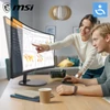 Kép 5/6 - MSI PRO MP341CQ E12 - 34" UWQHD VA ívelt 120Hz DP HDMI monitor, fekete