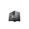 Kép 1/2 - DEEPCOOL Ház Micro ATX CG330 3F, Tápegység nélkül, Fekete, Üvegfalú DEEPCOOL