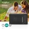 Kép 8/11 - Nedis RDFM1200BK hordozható  AM / FM rádió, elemes NEDIS