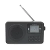 Kép 1/6 - Nedis RDFM2225BK hordozható FM rádió, digitális hangolás, Bluetooth, Fejhallgató kimenet, Ébresztőóra, akkumulátor NEDIS