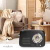 Kép 8/9 - Nedis RDFM2600BK retró FM rádió, Bluetooth® 5.4, AUX bemenet, USB port, 1500 mAh-s lítium-ion akkumulátor NEDIS
