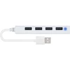 Kép 2/3 - Speedlink SL-140000-WE SNAPPY SLIM USB Hub, 4-Port, USB 2.0, Passzív, fehér