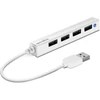 Kép 1/3 - Speedlink SL-140000-WE SNAPPY SLIM USB Hub, 4-Port, USB 2.0, Passzív, fehér