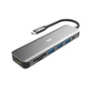 Kép 1/3 - Silicon Power Boost SU20 USB/Type-C Hub Grey