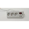 Kép 2/3 - SPS túlfeszültségvédő elosztó, 1,5 méteres, 3 DIN + 1 USB + 1 USB-C SPS
