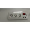 Kép 3/3 - SPS túlfeszültségvédő elosztó, 1,5 méteres, 3 DIN + 1 USB + 1 USB-C SPS