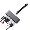 Kép 2/6 - Satechi USB-C Mobile Pro HUB SD (1x USB-C PD,1x 4K HDMI,1x USB 3.0, MicroSD, 3.5mm audio) - Grey Satechi